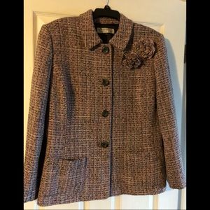 Tahari Tweed Blazer